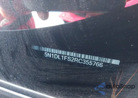 2024 Infiniti Qx60 Luxe Awd from USA, damaged, VIN 5N1DL1FS2RC355766